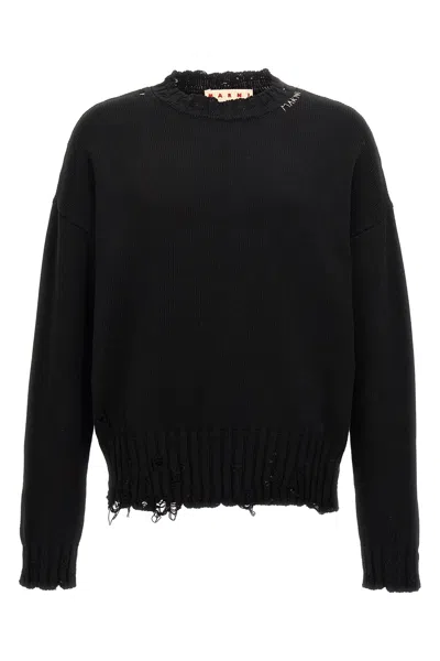 MARNI MARNI DESTROYED EFFECT SWEATER