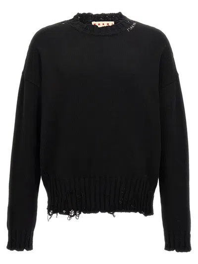 MARNI MARNI DESTROYED EFFECT SWEATER