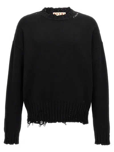 MARNI MARNI DESTROYED EFFECT SWEATER
