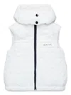 Marni Detachable-hood Quilted Waistcoat In White