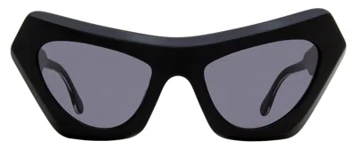 Marni Devil's Cat-eye Acetate Sunglasses In Black