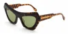 Marni Devil's Pool Cat-eye Sunglasses In Green