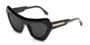 Marni Devil's Pool Cat-eye Sunglasses In Black