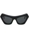 Marni Devil's Pool Cat-eye Sunglasses In Black