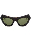 Marni Devil's Pool Cat-eye Sunglasses In Brown