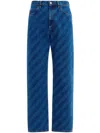 Marni Relaxed Fit Black Jeans In Blue