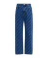 Marni Relaxed Fit Black Jeans In Blue