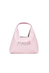 Marni Colourblock Shoulder Bag In Pink