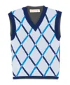 Marni Diamond-pattern Vest In White