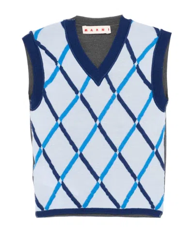 MARNI DIAMOND-PATTERN VEST