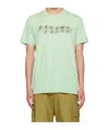 Marni Green Argyle T-shirt In Green