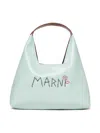 Marni Diamond Shoulder Bag In Blue