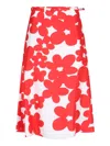 Marni Dillies' Midi Skirt - White