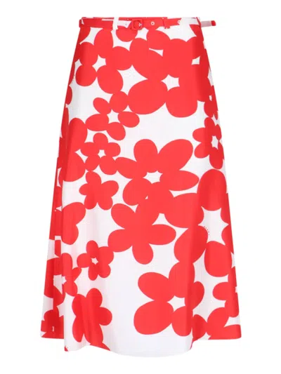 Marni Dillies' Midi Skirt - White