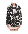 Marni Floral Pattern Black Silk Shirt In Multicolor