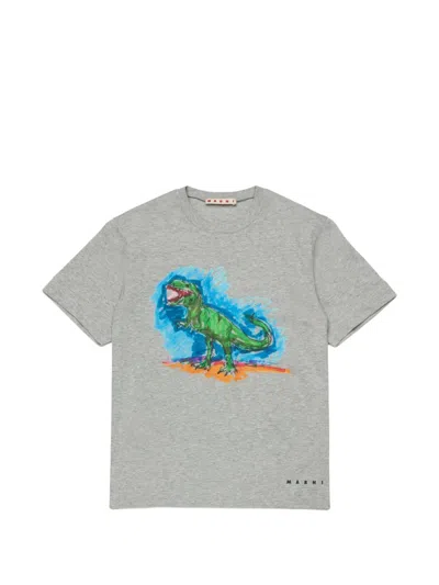 MARNI DINOSAUR-PRINT T-SHIRT