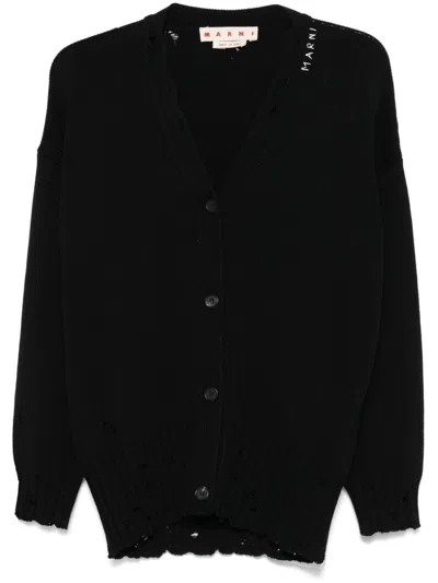 MARNI DISTRESSED CARDIGAN