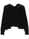 Marni Black Cotton Sweater In Black