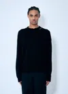 Marni Deconstructed Contrast-stitch Relaxed-fit Cotton Knitted Jumper In Black