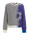 Marni Multicolor Striped Needle Punch Sweater In Multicolor