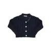 Marni Distressed Effect Cotton Mini Dress Kids In Blue