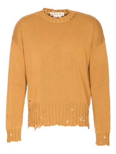 MARNI DISTRESSED-EFFECT JUMPER