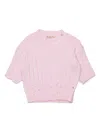 Marni Distressed-effect T-shirt In Rosa