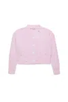 Marni Distressed Cardigan In Pink
