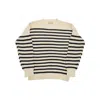 Marni Distressed Striped Sweater Kids In Multicolor