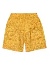 Marni Dog-print Swim Shorts In Yellow