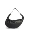 Marni Black Leather Hobo Dot Shoulder Bag