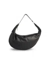 Marni Black Leather Hobo Dot Shoulder Bag