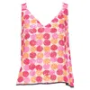 Marni Dot Print Lace Deep V Neck Tank Top In Pink