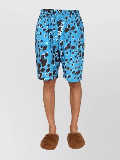 MARNI DOTS PRINT BERMUDA SHORTS