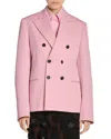 Marni Double Breasted Blazer In Pink