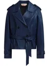 Marni Double-breasted Jacket In 蓝色