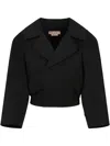 Marni Double-breasted Jacket In Black