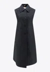 Marni Sleeveless Button In Black