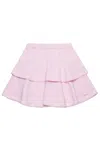 Marni Gonna In Felpa A Doppia Balza In Pink