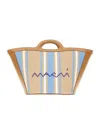 Marni Micro Tropicalia Tote Bag In Nude