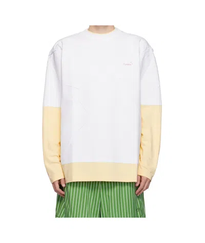 Marni Beige & White Double Layered T-shirt
