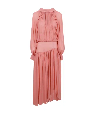 Marni Draped Dress In Pink