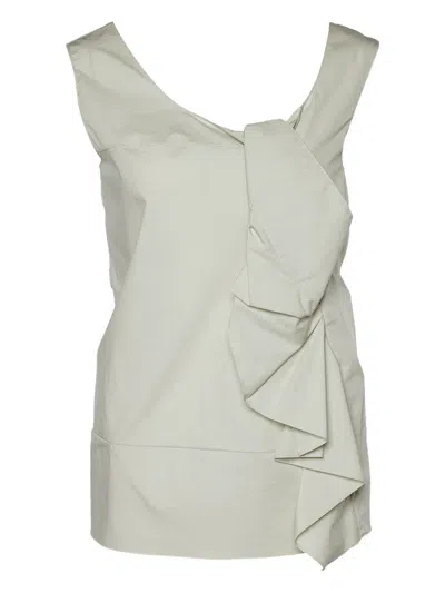 Pre-owned Marni Draped Ruffle Top
