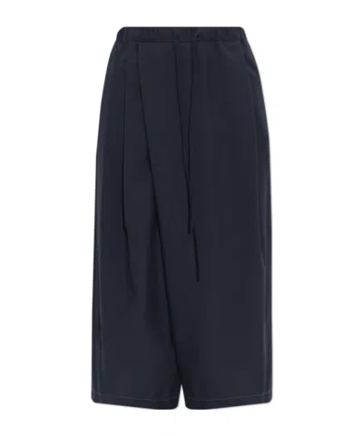 Marni Drawstring Elastic Waist Casual Pants In Black