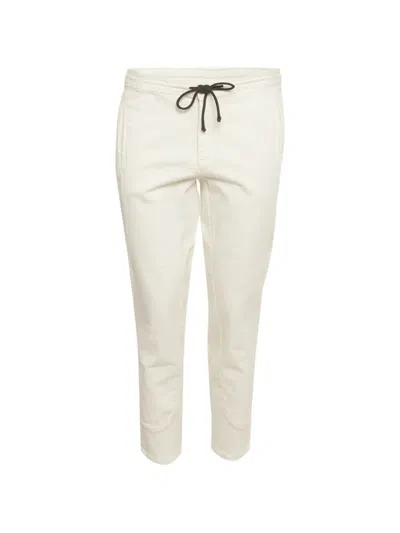 Pre-owned Marni Drawstring Straight-leg Jeans In Neutral