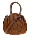Marni Drawstring Top-handle Tote Bag In Brown