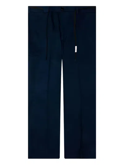 Marni Drawstring Trousers In Blue