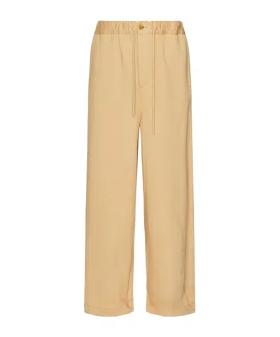 Marni Drawstring Trousers In Nude