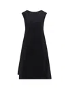 Marni Oversized Paneled Cotton-cady Dress In Black