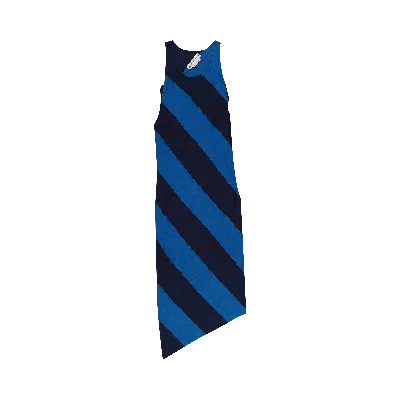 Pre-owned Marni Dress 'blublack' In Blue